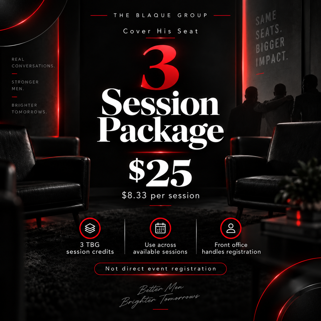 Cover his Seat 3 Sessions